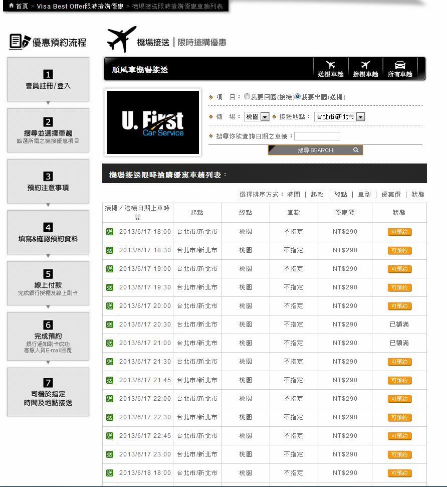 [2013。夏。親子背包歐遊]行前準備|visa御璽卡。機場接送限量搶購。單趟290元