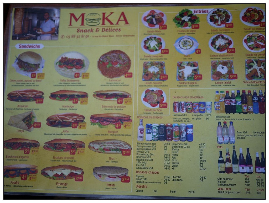 [2013。夏。親子背包歐遊]遊記|DAY14 IBIS對面，家樂福旁的經濟KABA店晚餐