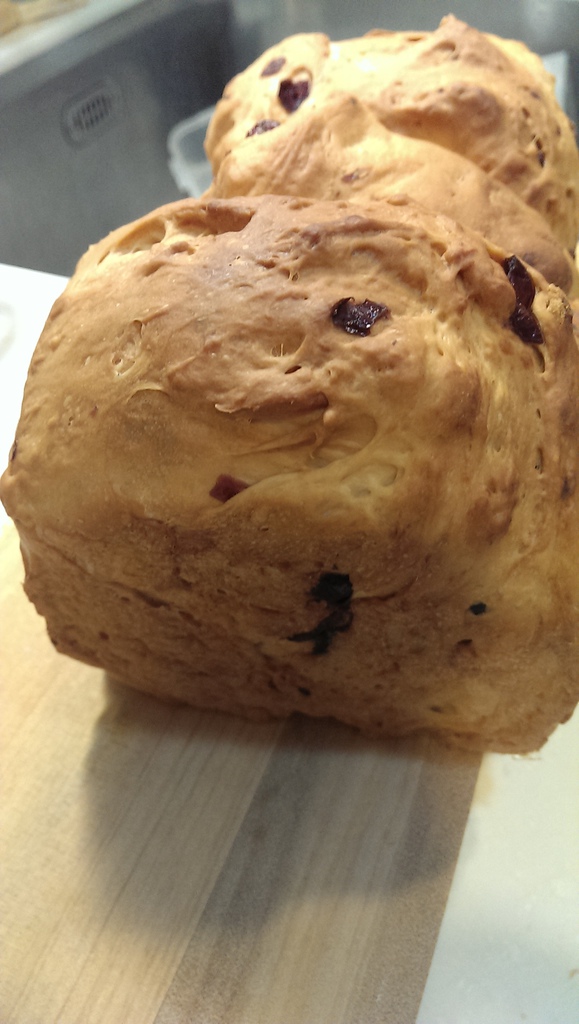 [烘培世界]低溫發酵10小時以上會比較剛好。鮮乳蔓越莓吐司