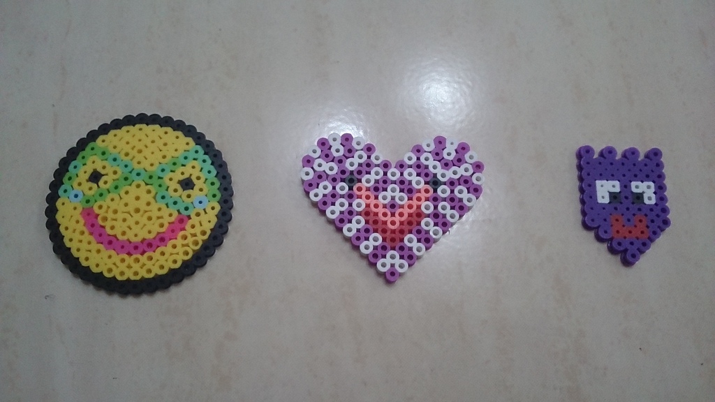 [coco7歲]專注。沈迷。創造力發現的拼豆世界ＤＩＹ。手作慈善義賣捐款