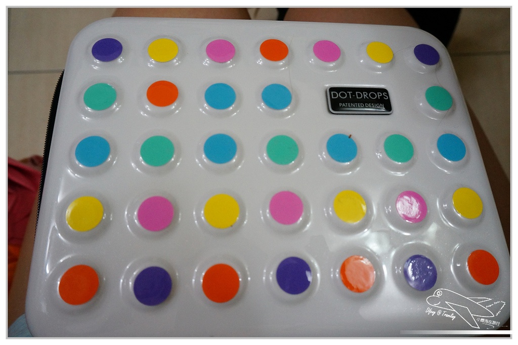 [體驗]DOT-DROPS 客製點點旅行隨身收納盒 (光芒白)跟著我去北歐旅行，保護我的硬碟啊！