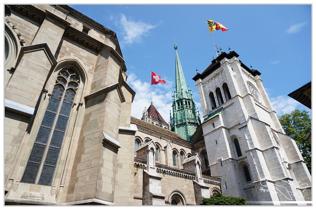 [歐洲火車旅行達人]瑞士日內瓦|日內瓦老城區半日散步。誰說日內瓦不好玩？Jet d’Eau、聖彼耶大教堂～