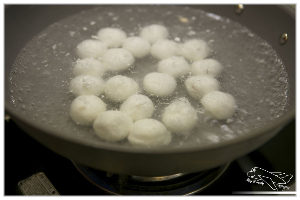 [體驗]阿卡桑の台湾味==冬至手工新品嘗試。芝麻湯圓&花生湯圓