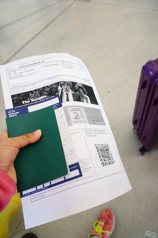 搭歐洲之星到英國倫敦st.pancras international通關記錄～北法里爾移動倫敦聖潘可拉斯車站。