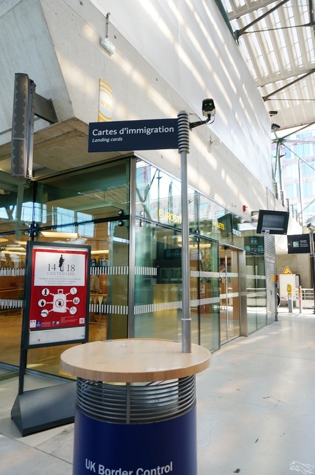 搭歐洲之星到英國倫敦st.pancras international通關記錄～北法里爾移動倫敦聖潘可拉斯車站。