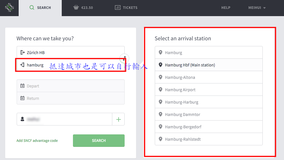 [旅行大小事。歐洲]captaintrain。歐洲便宜火車票購買網站～火車遊歐洲必備網站之一～可以查詢購買各城市間目前便宜的火車票價～國鐵網站之外的另一個選擇～
