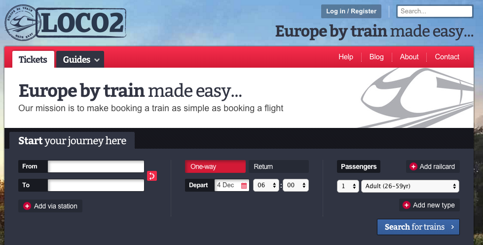 [旅行大小事。歐洲]交通資訊｜loco2。歐洲便宜火車票、複合式交通訂位操作網站。歐洲自助旅行交通查詢好工具～