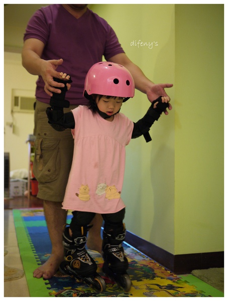 [coco3歲]直排輪初體驗~