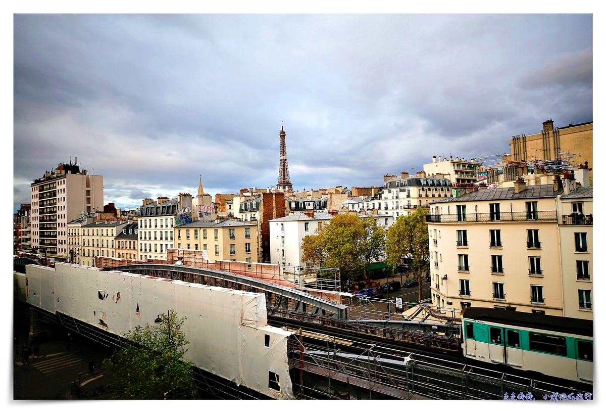 馨樂庭巴黎鐵塔公寓式酒店｜窗外可見巴黎鐵塔、有廚房有管理生活住宿酒店、三條地鐵交會線～