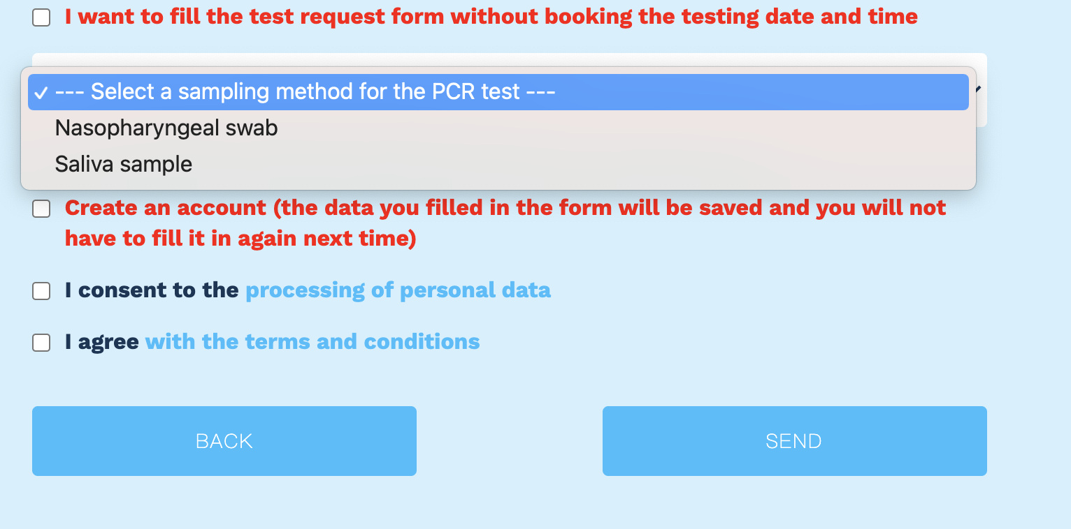 布拉格PCR檢測預約｜網站申請、現場檢測、價位分別