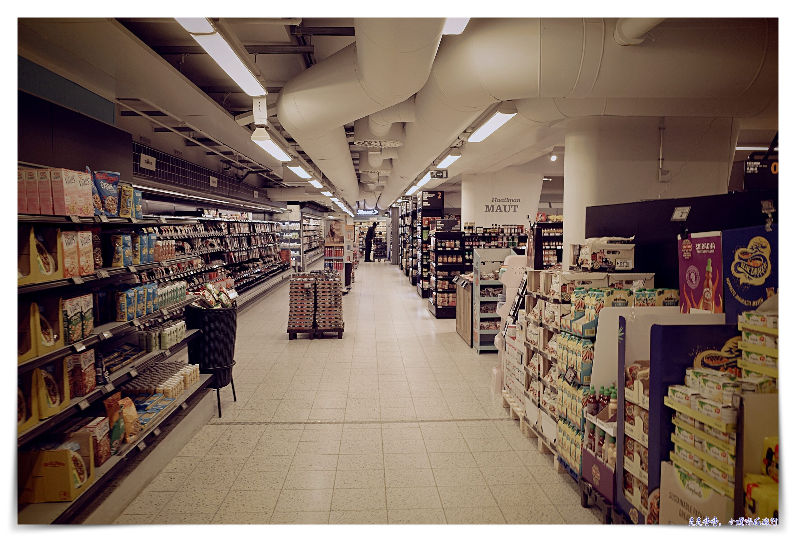 芬蘭超市｜英文字母就是超市名稱，芬蘭航空超好喝藍莓汁K-supermarket