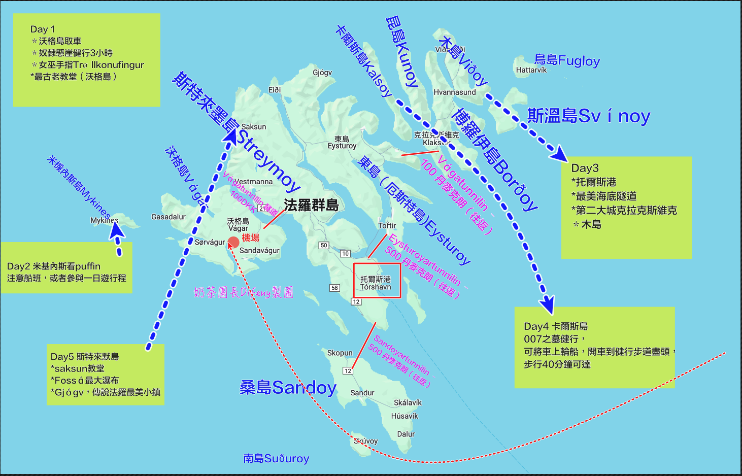 法羅群島探索指南攻略：從景點到自駕租車，帶你玩轉隱世天堂～必訪景點、上網指南、自駕租車、住宿推薦、行程安排、天氣提醒 @走走停停，小燈泡在旅行