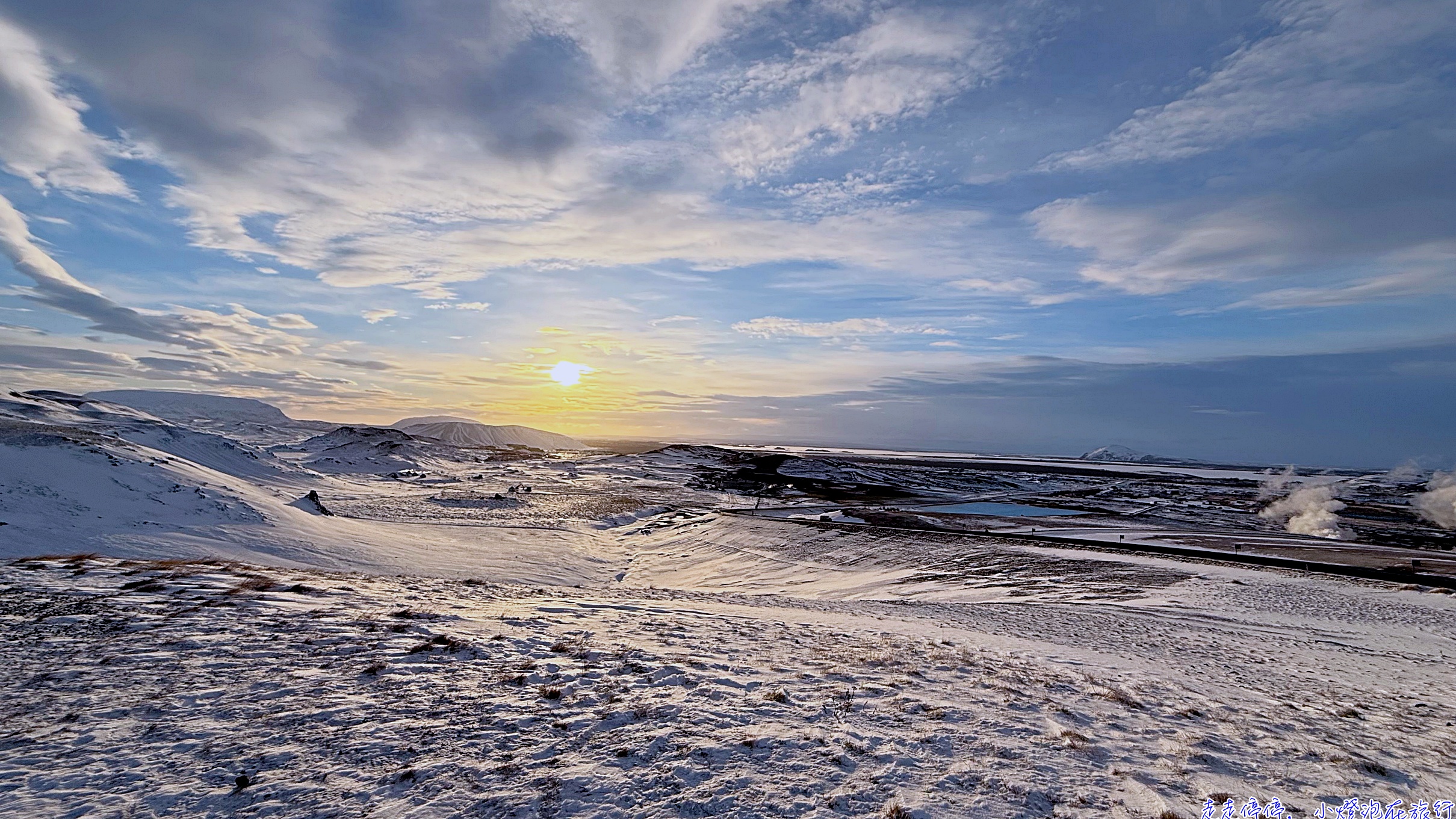冰島環島親子自駕第六天｜Egilssta&eth;ir &rarr; M&yacute;vatn米湖，冬季絕美公路，超值得但請帶著敬畏走 @走走停停，小燈泡在旅行