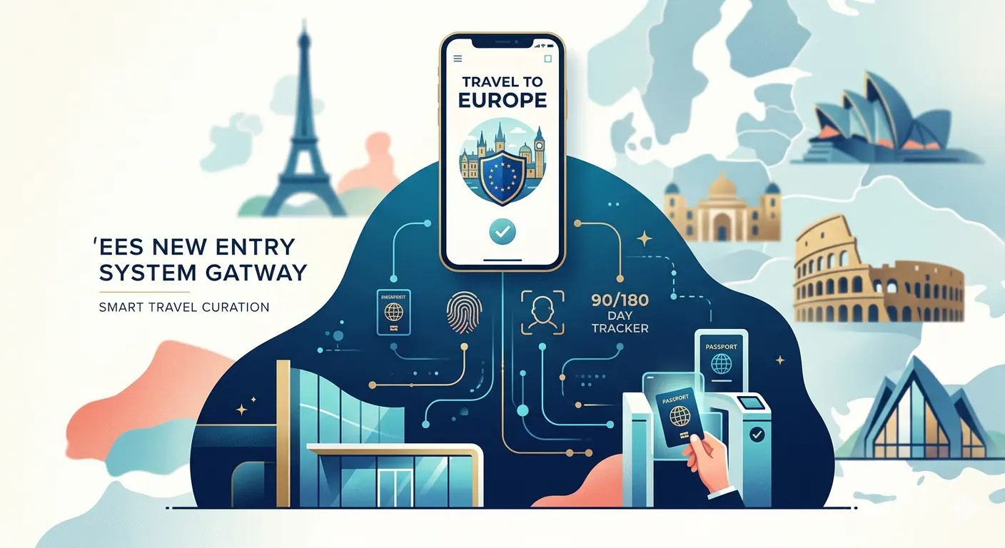 2026 歐洲入境新制全攻略：EES 系統與「Travel to Europe」App 使用教學，讓你的歐洲深度旅行更優雅