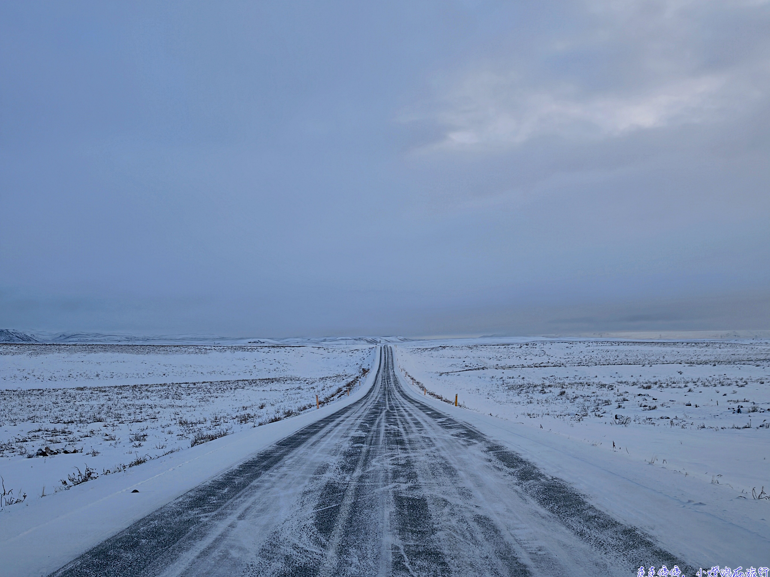 冰島環島親子自駕第八天｜米湖 → 胡薩維克，87號公路冬季超級美景，路上太美哭了！