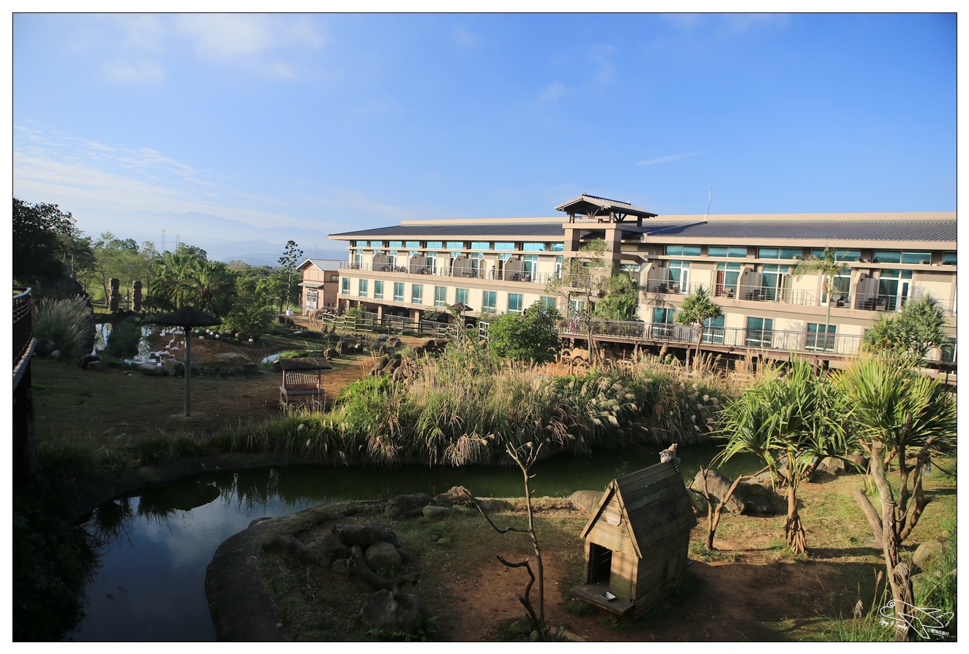 關西六福莊生態親子飯店。亞洲唯一結合自然生態教育與草食性動物渡假飯店～