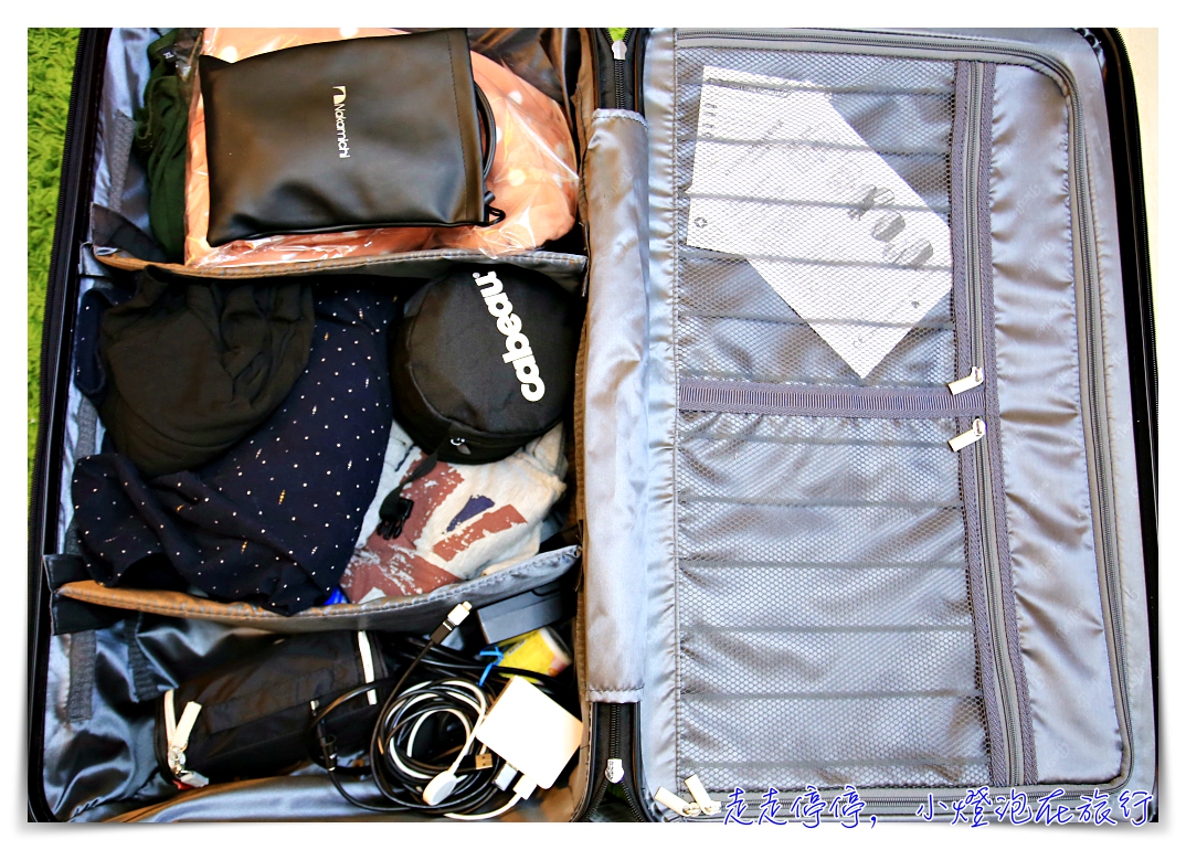 FlexFlow可測重胖胖南特運動行李箱，讓你裝滿日本一天購物25公斤，好推拉、跟行李秤說再見吧、不用提到爆青筋輕鬆知道裝多重～