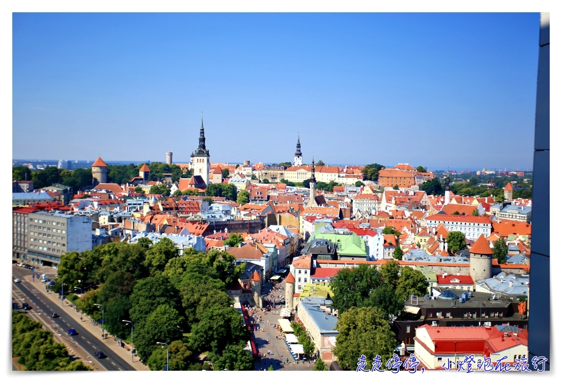 愛沙尼亞塔林鐵三角經典鳥瞰美景位置｜KGB博物館、聖奧拉夫教堂、塔林觀景台～