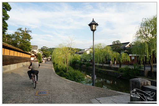 [2014。日本親子自助。四國山陽趴趴走]山陽｜倉敷美觀地區。超美小古鎮。值得待上大半天，晚上更美噢！