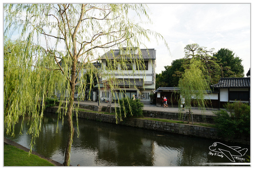 [2014。日本親子自助。四國山陽趴趴走]山陽｜倉敷美觀地區。超美小古鎮。值得待上大半天，晚上更美噢！