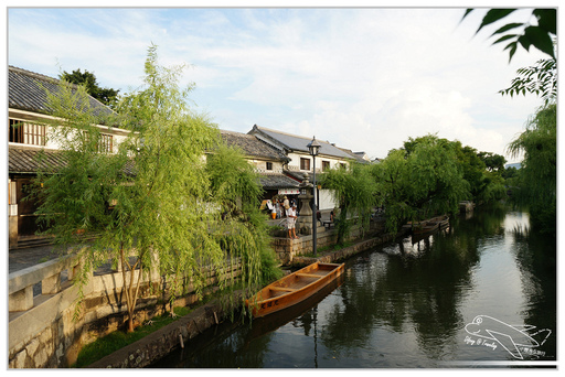 [2014。日本親子自助。四國山陽趴趴走]山陽｜倉敷美觀地區。超美小古鎮。值得待上大半天，晚上更美噢！