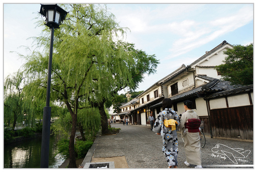 [2014。日本親子自助。四國山陽趴趴走]山陽｜倉敷美觀地區。超美小古鎮。值得待上大半天，晚上更美噢！