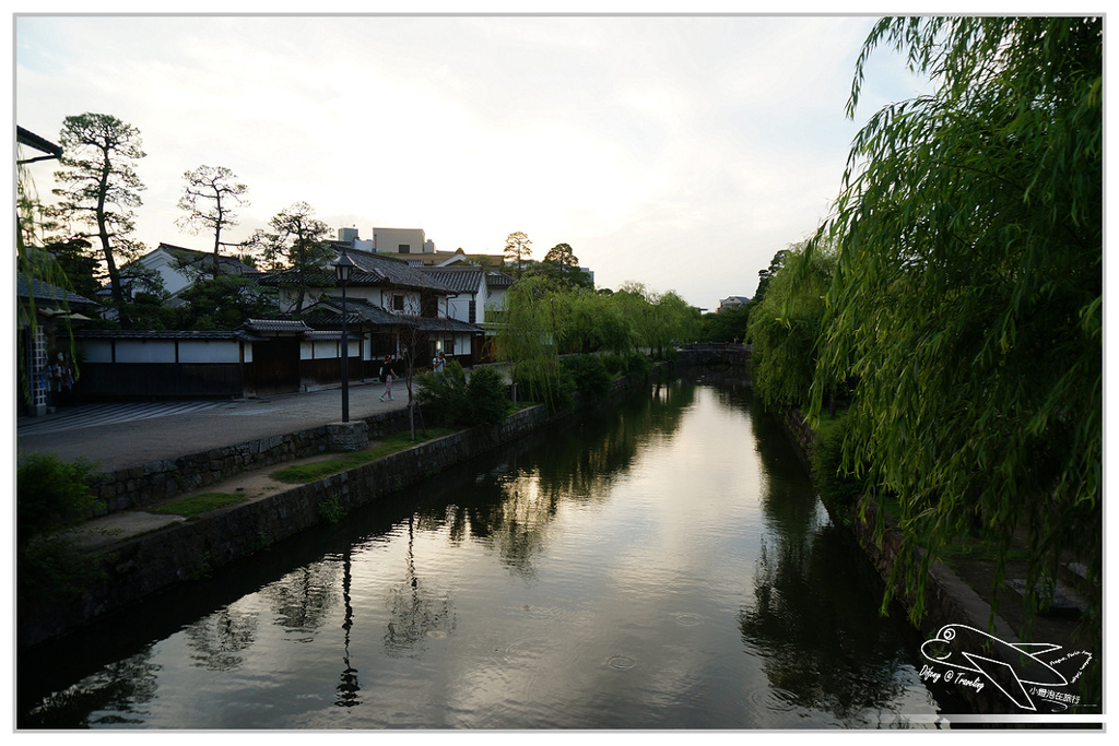 [2014。日本親子自助。四國山陽趴趴走]山陽｜倉敷美觀地區。超美小古鎮。值得待上大半天，晚上更美噢！