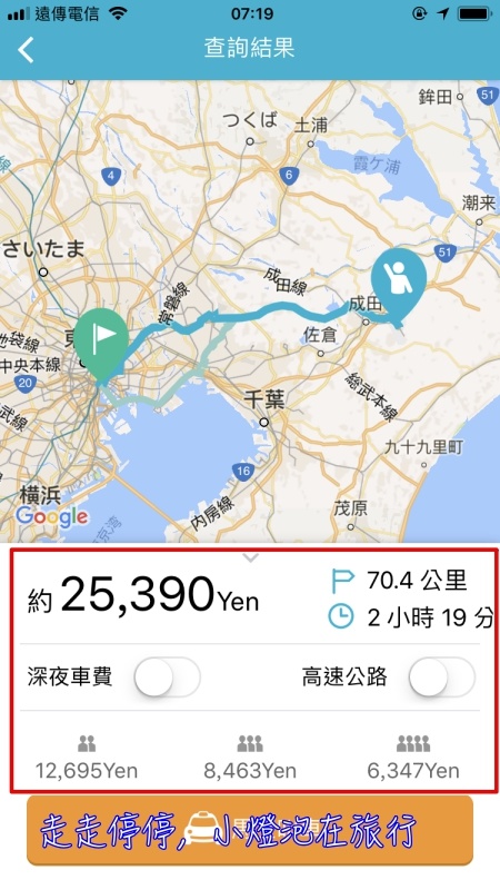 日本計程車APP｜日本計程車車資貴嗎？這個APP讓你知道實際估算價格～再也不用猜來猜去～