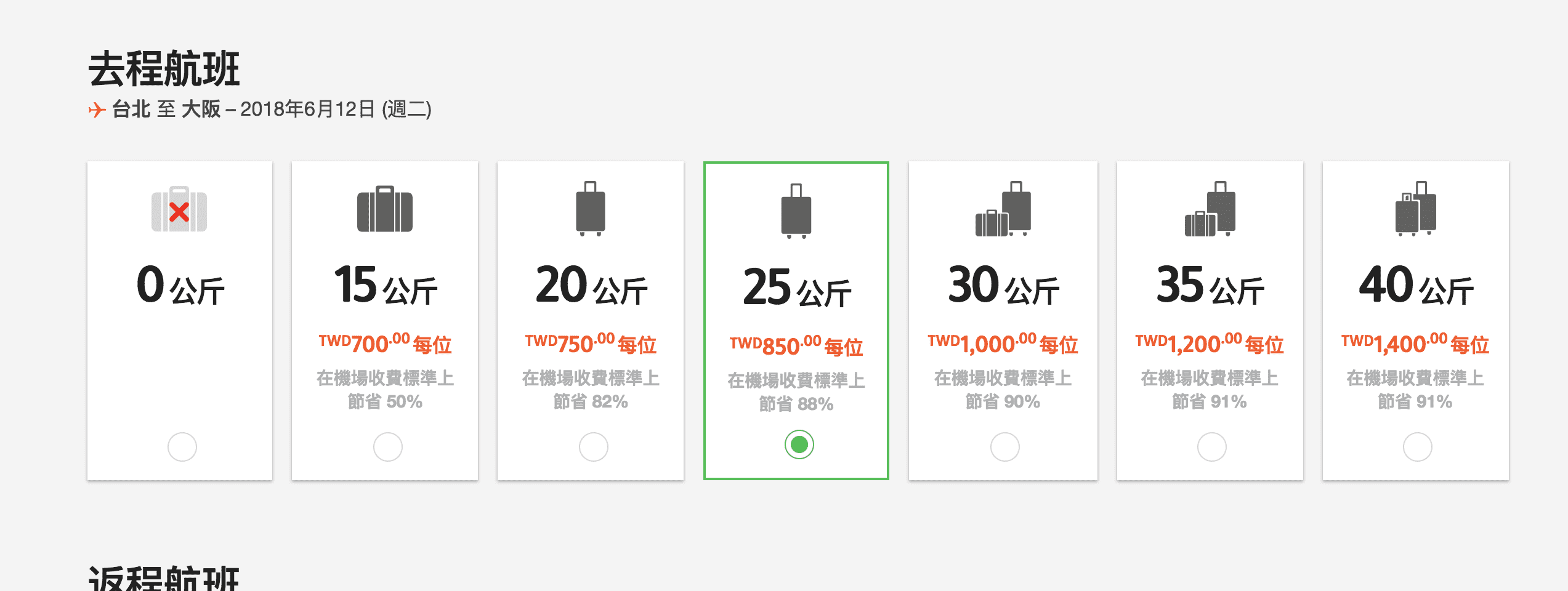 捷星特價持續中！台北大阪3732含稅不含行李來回～暑假前的票價大促銷（查票：107.4.24)