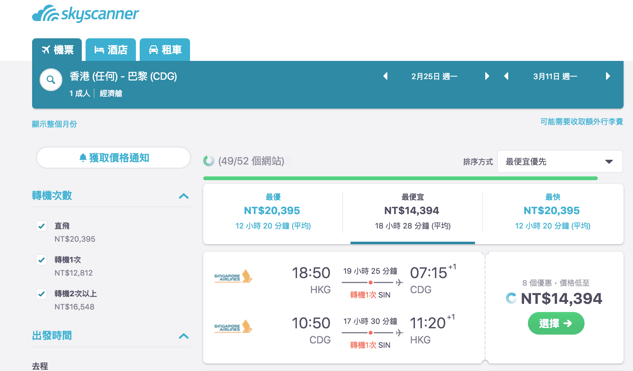 歐洲機票大亂鬥，2019的歐洲便宜機票現在買，台北暑假直飛巴黎/香港外站低至11K飛歐洲～（查票：107.10.6）