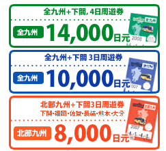 （九州交通）SUNQ PASS九州公車走透透、巴士坐到飽。最在地交通、路線比JR多、限定範圍內巴士皆可搭～